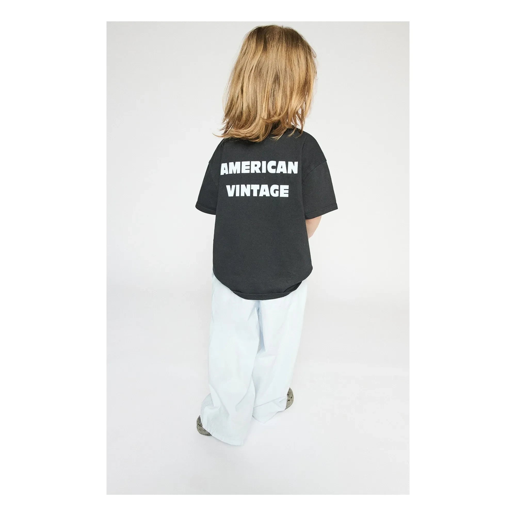 American Vintage - Camiseta Fizvalley | Negro