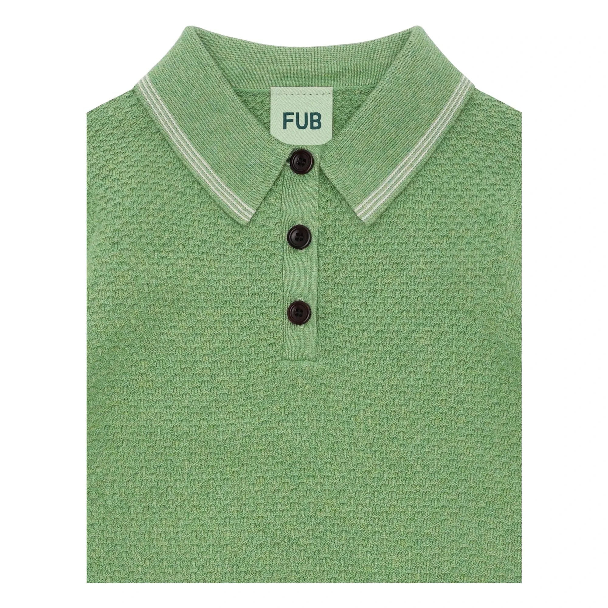 FUB - Polo Piqué Punto Fino Algodón Orgánico | Verde