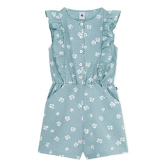 Petit Bateau - Mono Popelín de Algodón Orgánico Boncapa | Salvia