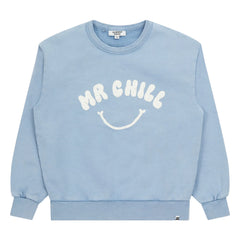 Hundred Pieces - Sudadera de algodón orgánico Ryde | Azul grisáceo