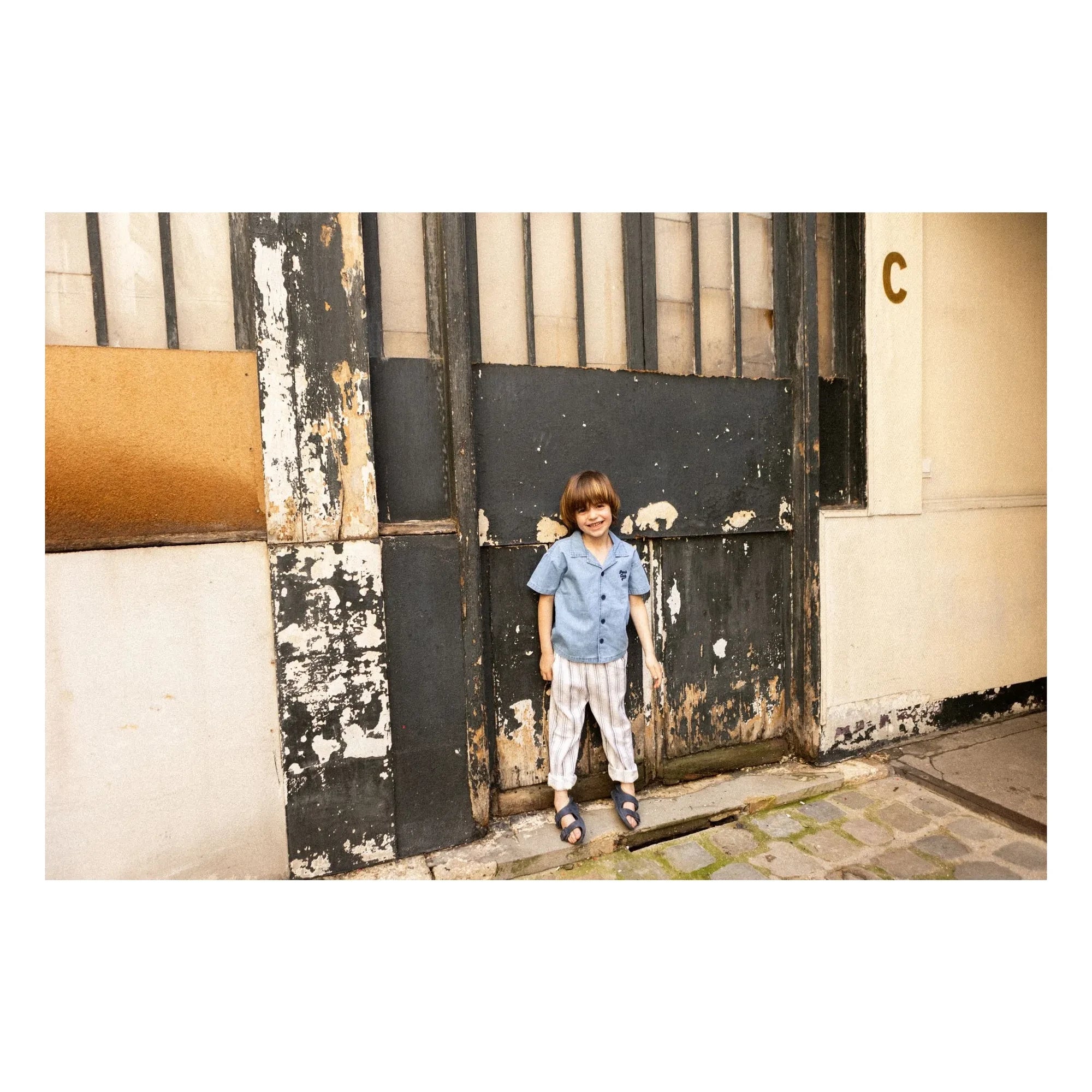 Louis Louise - Pantalones Gazelle a rayas | Azul claro