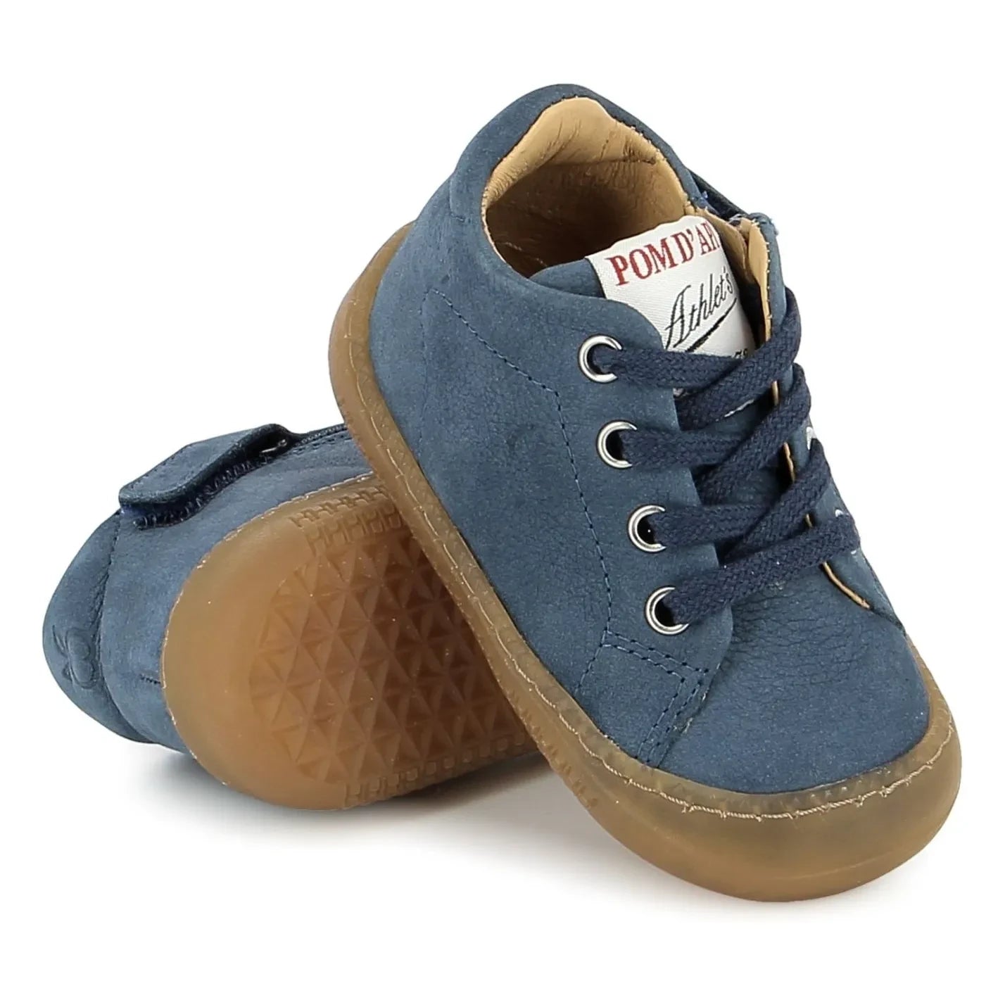 Pom d'Api - Botines Yaka Walk de nobuk | Azul denim