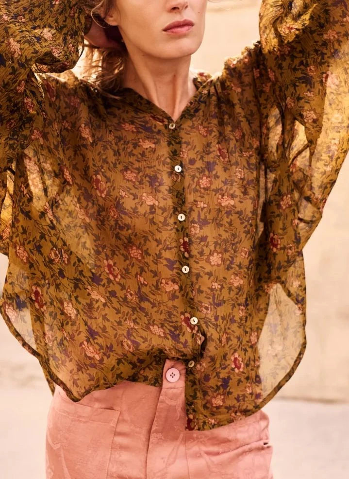 Mes Demoiselles - Blusa Ascent | Mostaza