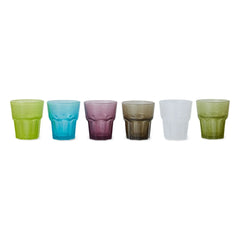 HKliving - Vasos Minerales - Set de 6 | Multicolor