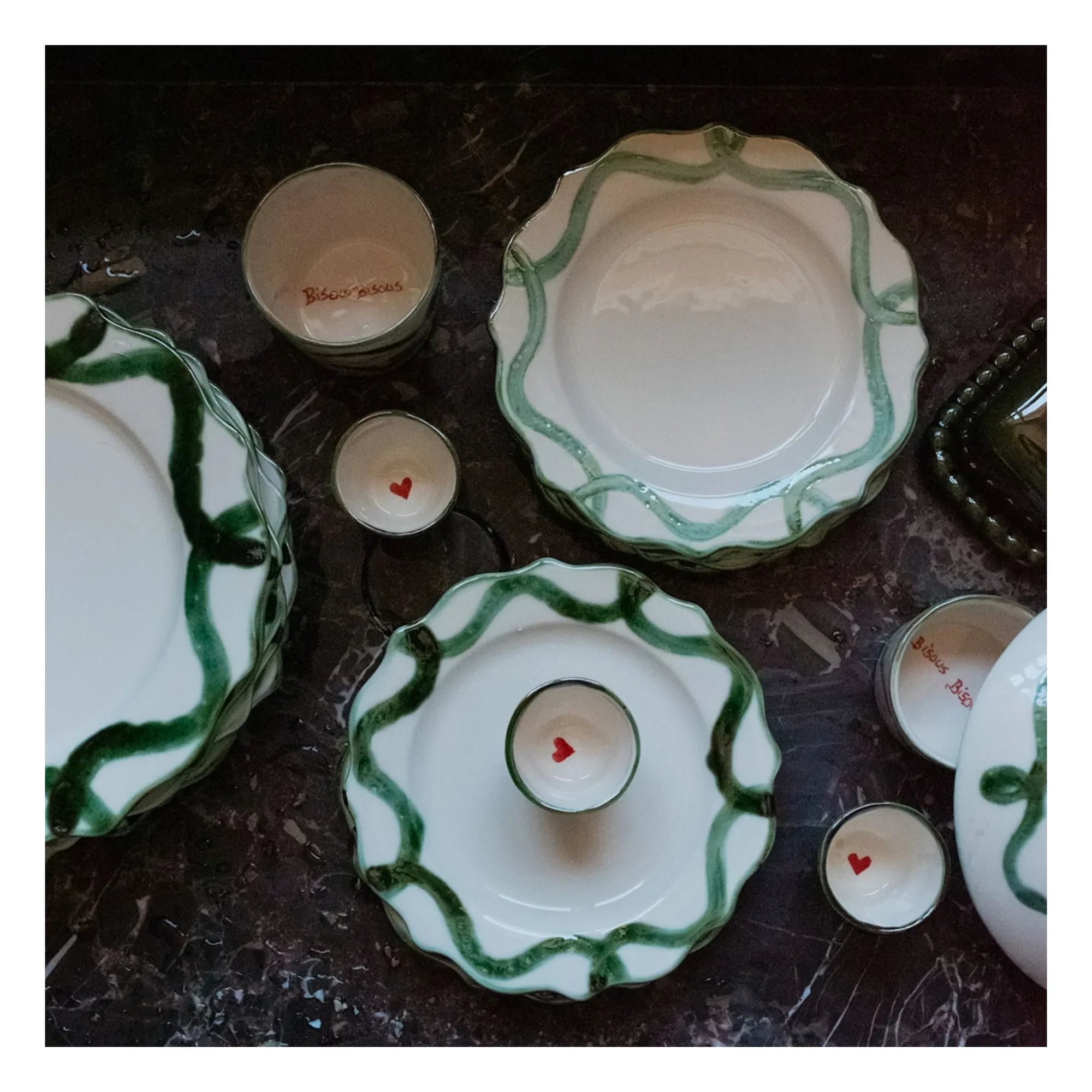 Denise - Taza de café espresso Olaf | Verde