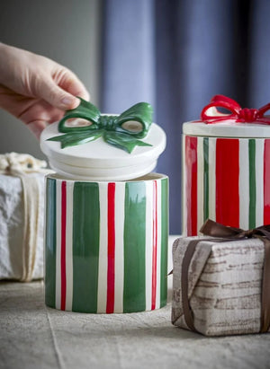 Bloomingville Mini - Caja de Almacenamiento Marnia | Verde