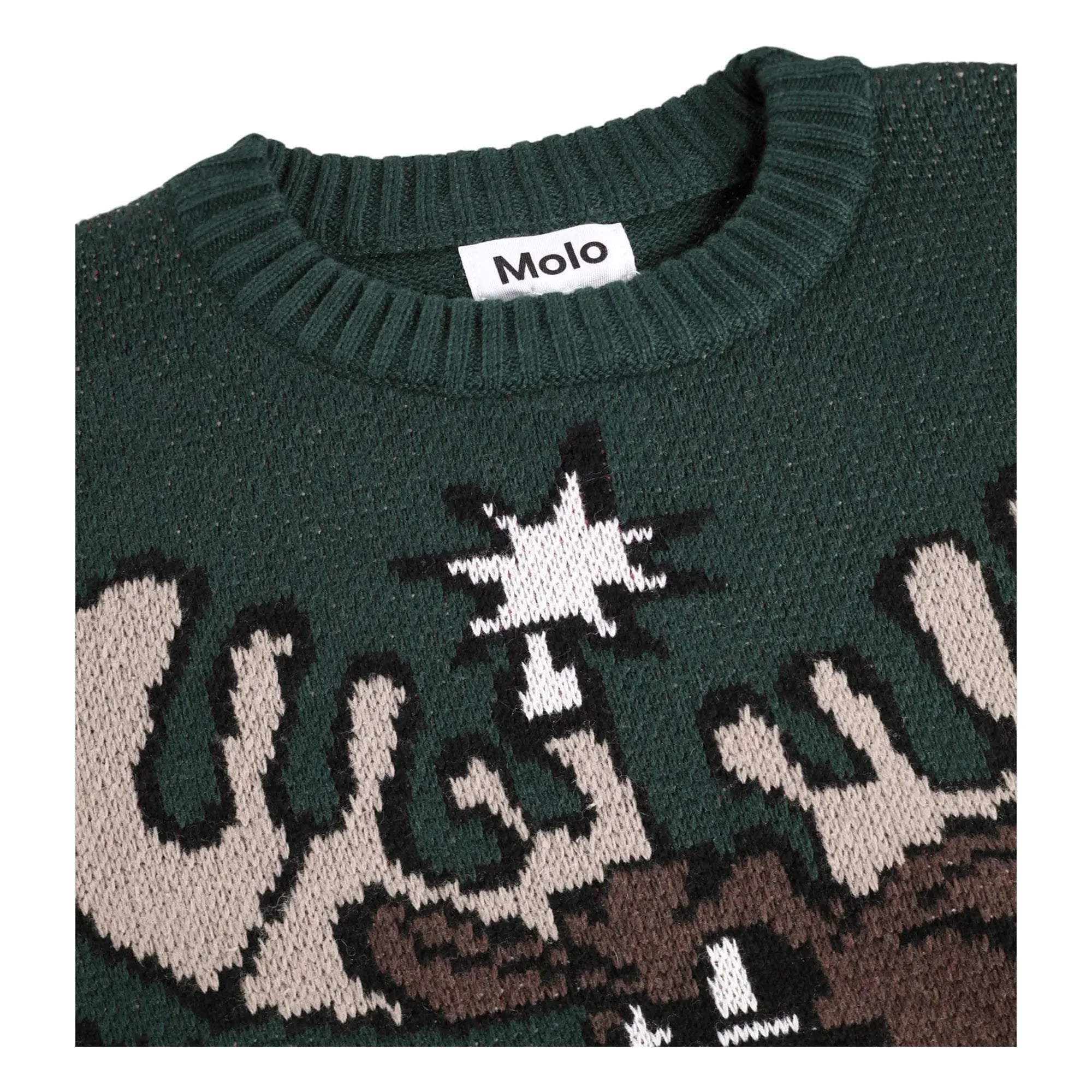 Molo - Bello Smiley Noel Kazak | Krom yeşil