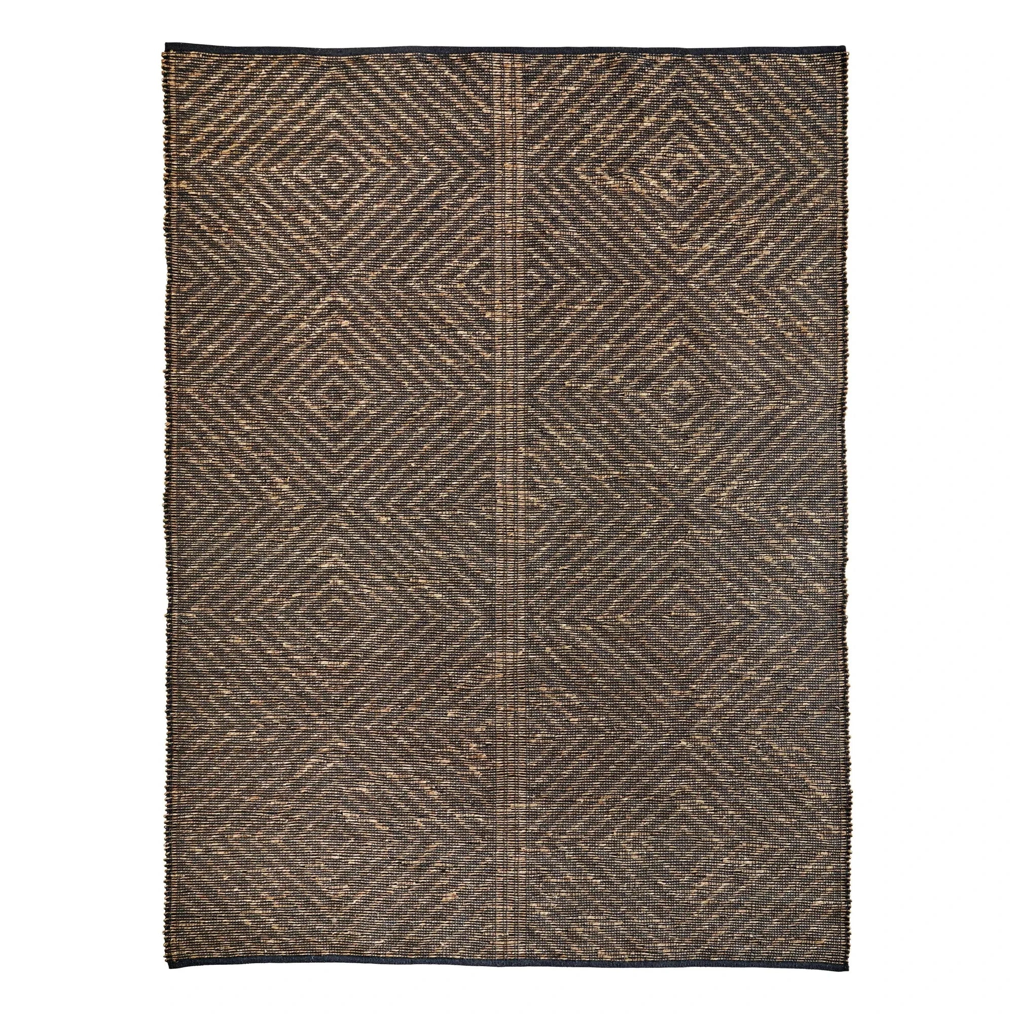 Madam Stoltz - Alfombra de jacinto de agua | Carbono