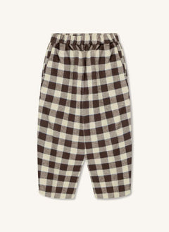 Fliink - Pantalones de cuadros Cody | Marrón