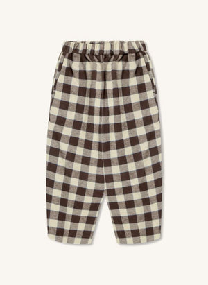 Fliink - Pantalones de cuadros Cody | Marrón