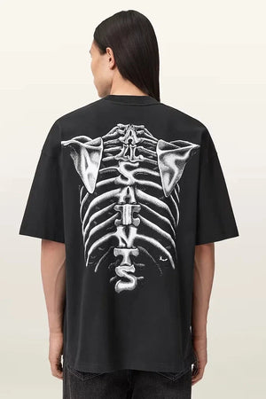 Camiseta de algodón AllSaints ANATOMICA