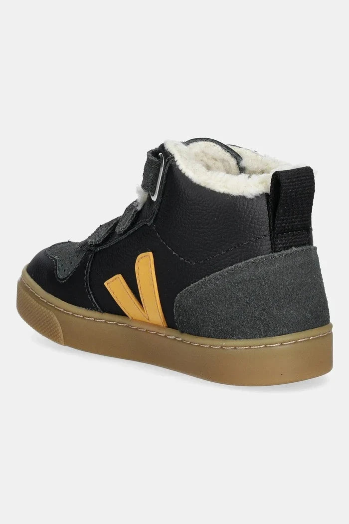 Zapatillas de piel Veja Small V-10 Mid Winter para niños