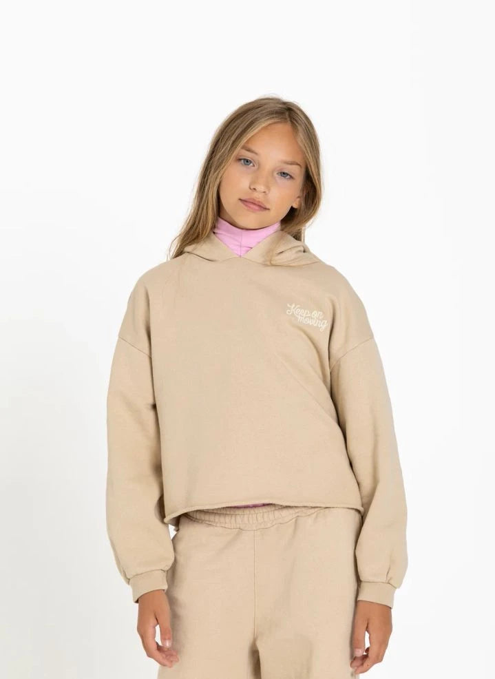 Smallable Kid - "Petal Keep On Moving" Sudadera | Beige
