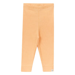 Arsène et Les Pipelettes - Leggings de algodón orgánico acanalado | Albaricoque