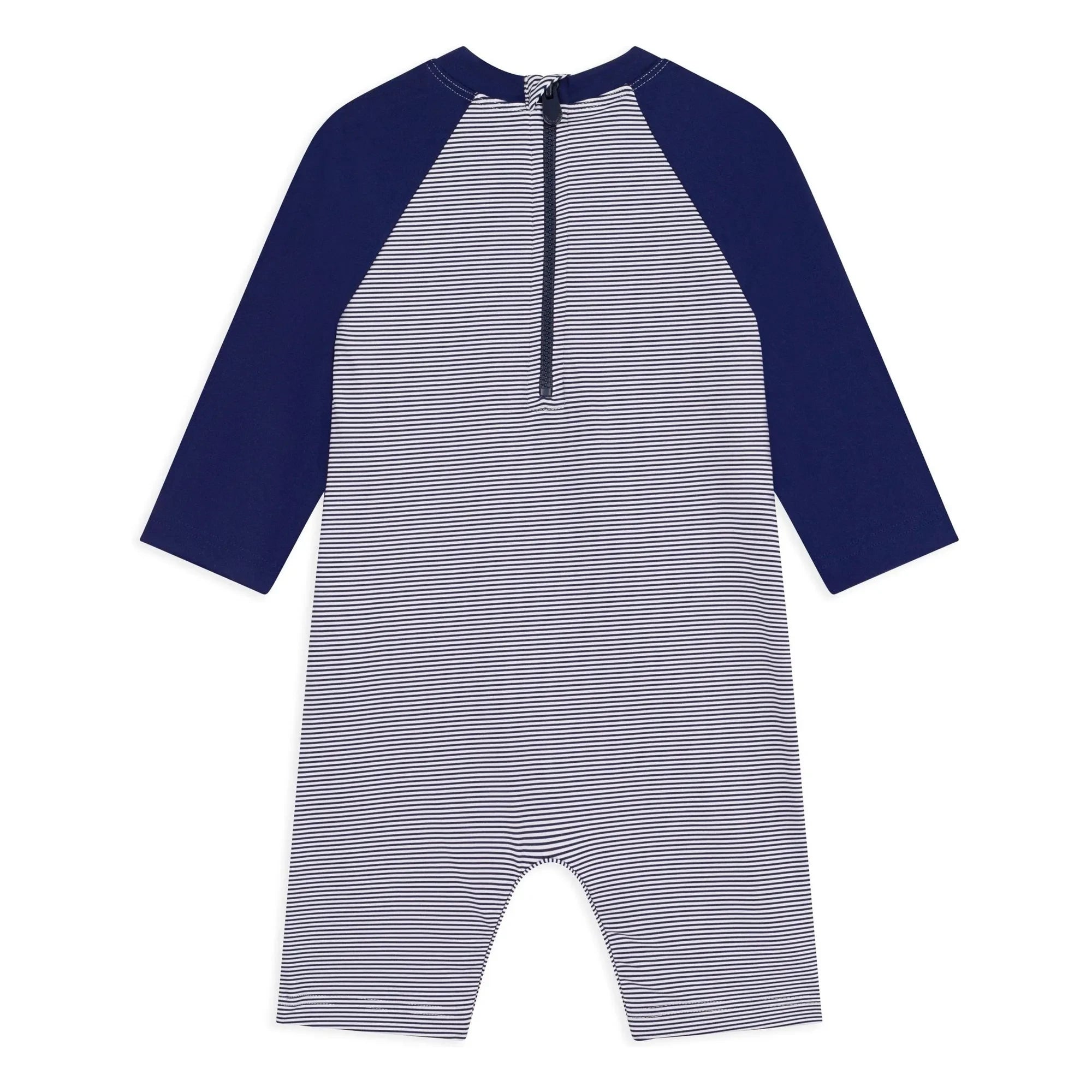 Petit Bateau - Bañador a rayas con protección UV | Azul
