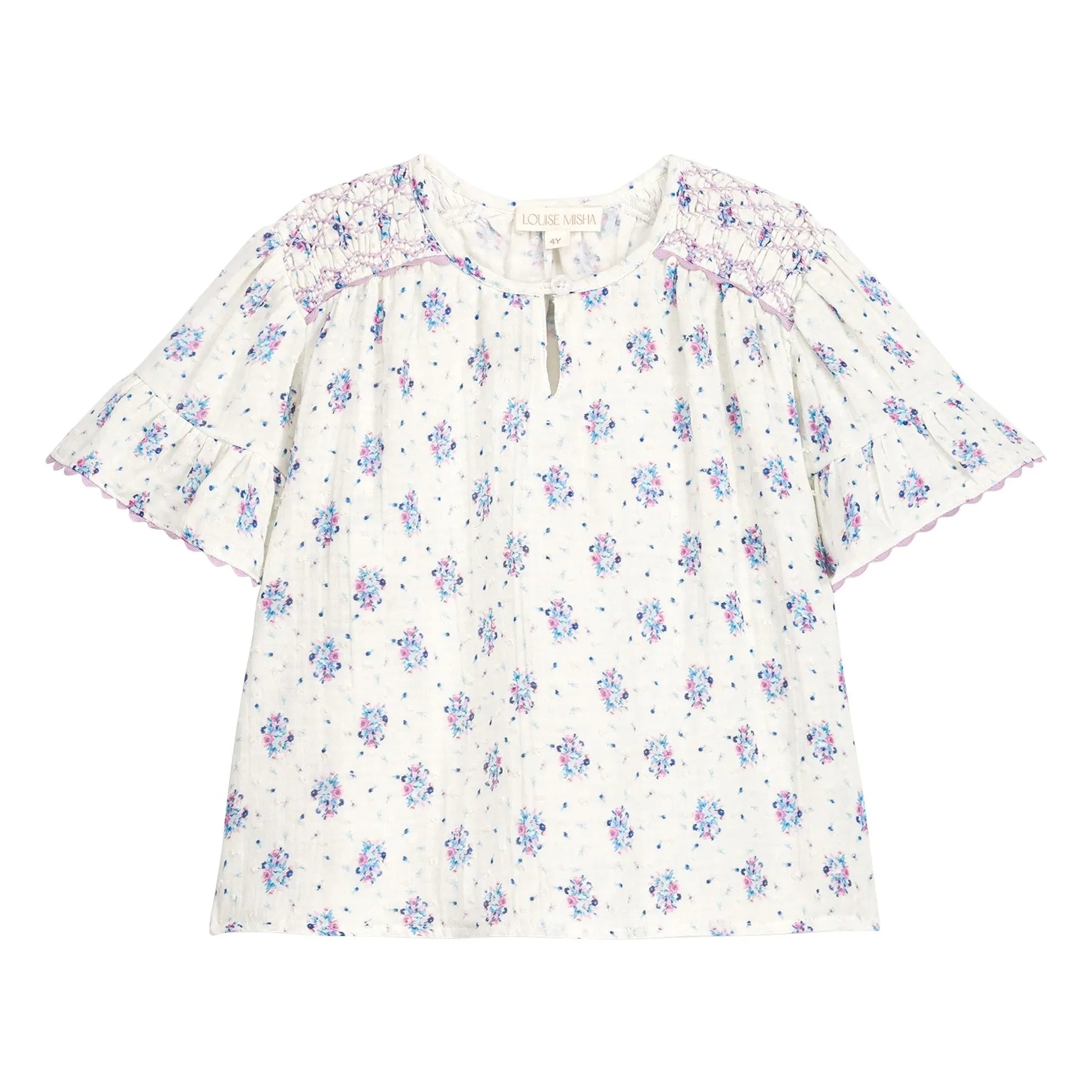 Louise Misha - Blusa Feliza Fleurie | Crema