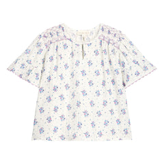 Louise Misha - Blusa Feliza Fleurie | Crema