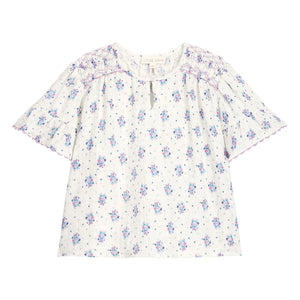 Louise Misha - Blusa Feliza Fleurie | Crema