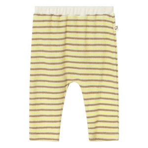 Cozmo - Jasper Leggings de rizo a rayas | Amarillo