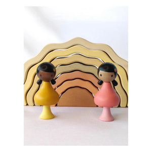 Clicques - Ruby & Coco ahşap figürler