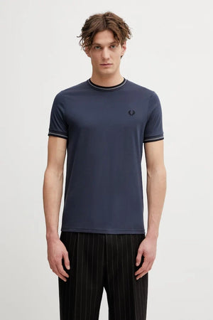 Camiseta de algodón para hombre Fred Perry