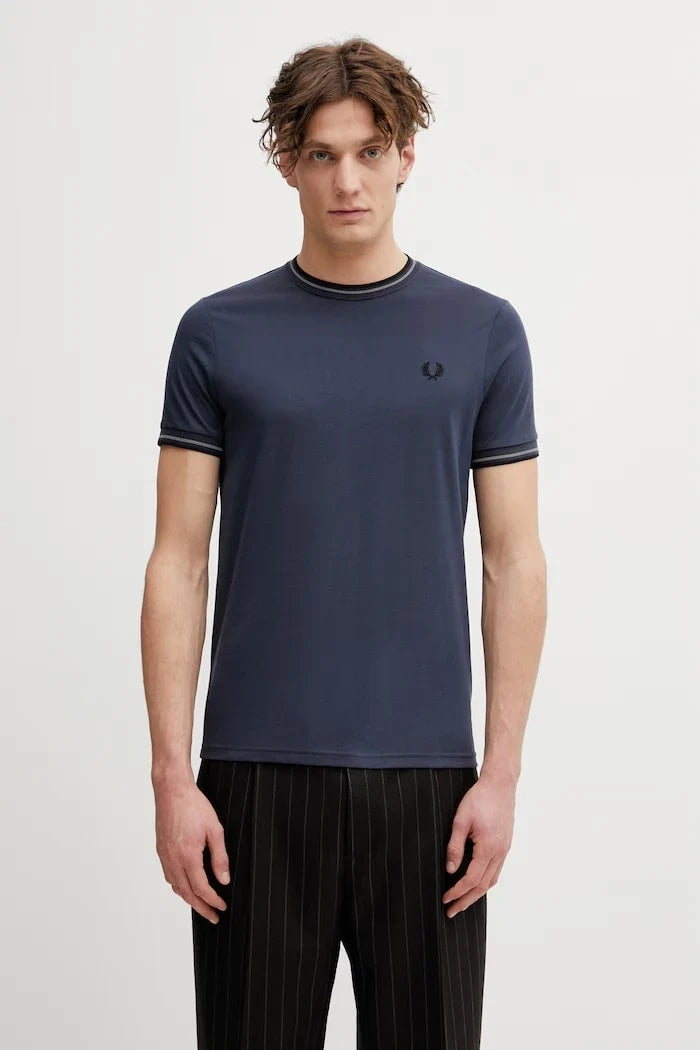 Camiseta de algodón para hombre Fred Perry