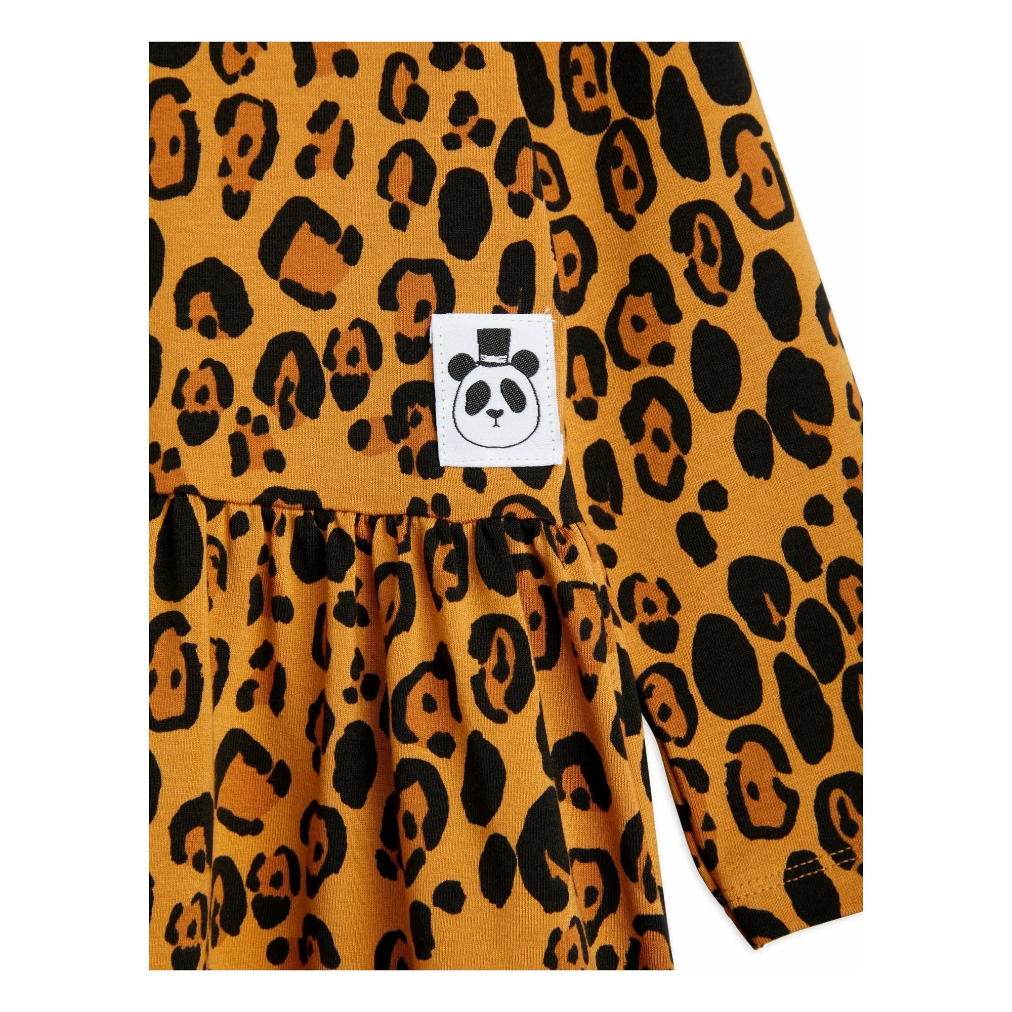 Mini Rodini - Vestido de leopardo | Marrón