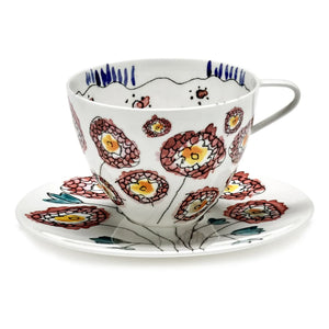 Serax - Taza de café y platillo Anemone, Serax for Marni - Set de 2 | Leche