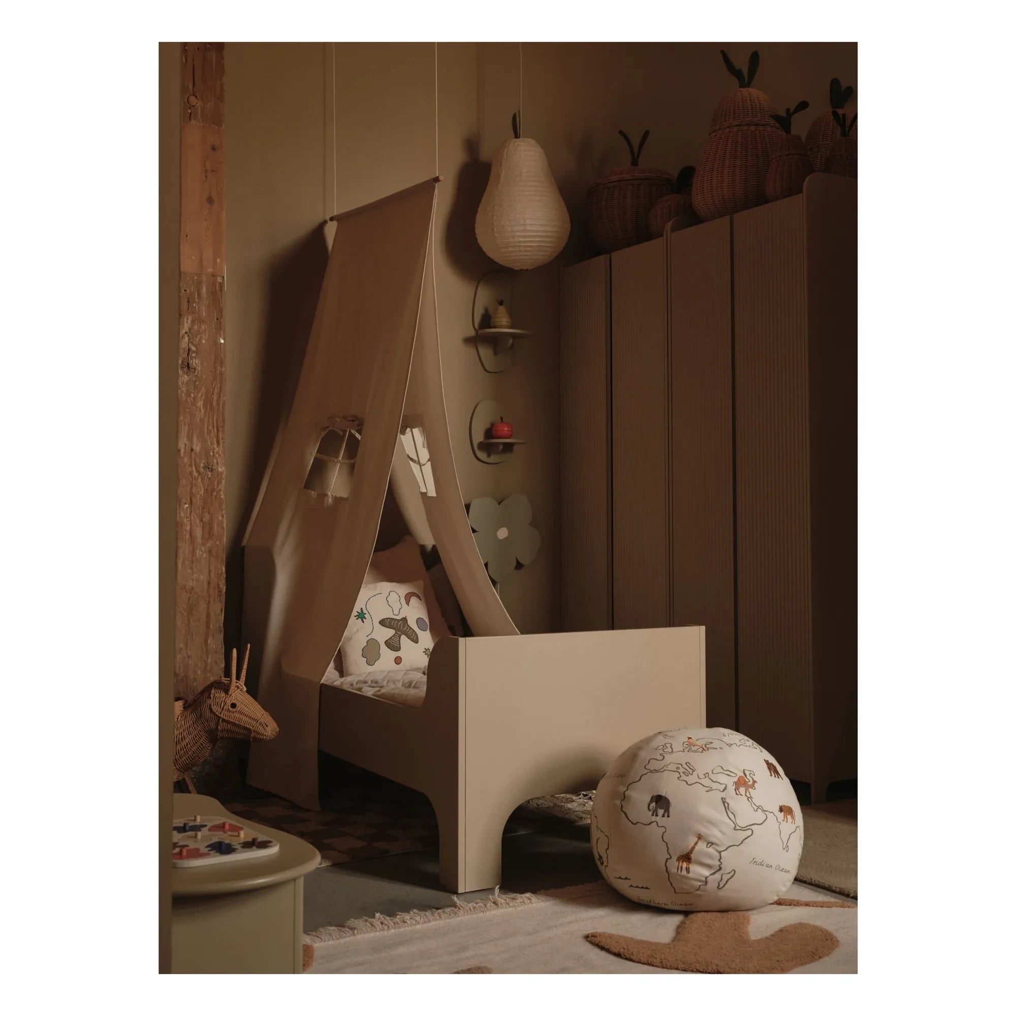 Ferm Living Kids - Alfombra Swif Bird | Beige