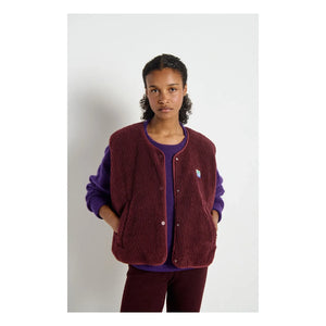 American Vintage - Chaleco Hoktown sin mangas | Borgoña