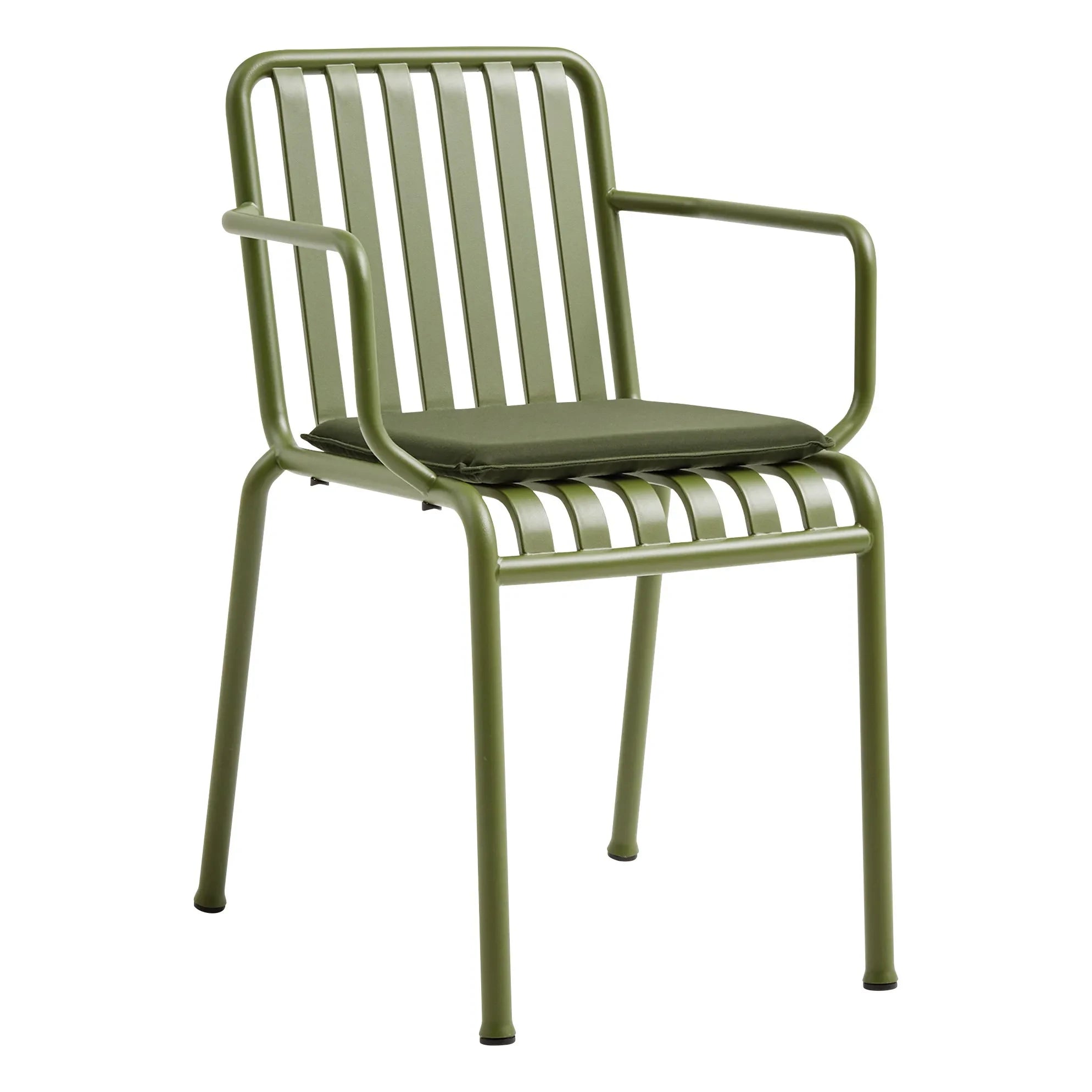 Hay - Sillón de comedor Palissade diseñado por Ronan y Erwan Bouroullec | Verde oliva