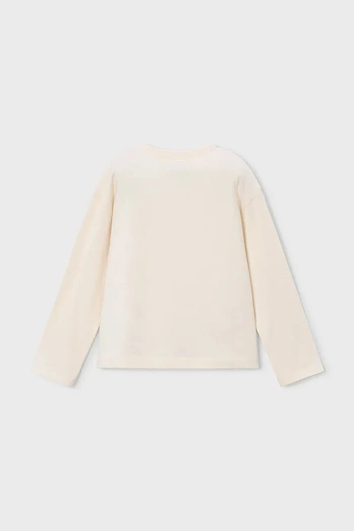 Mayoral blusa de manga larga de algodón para niños