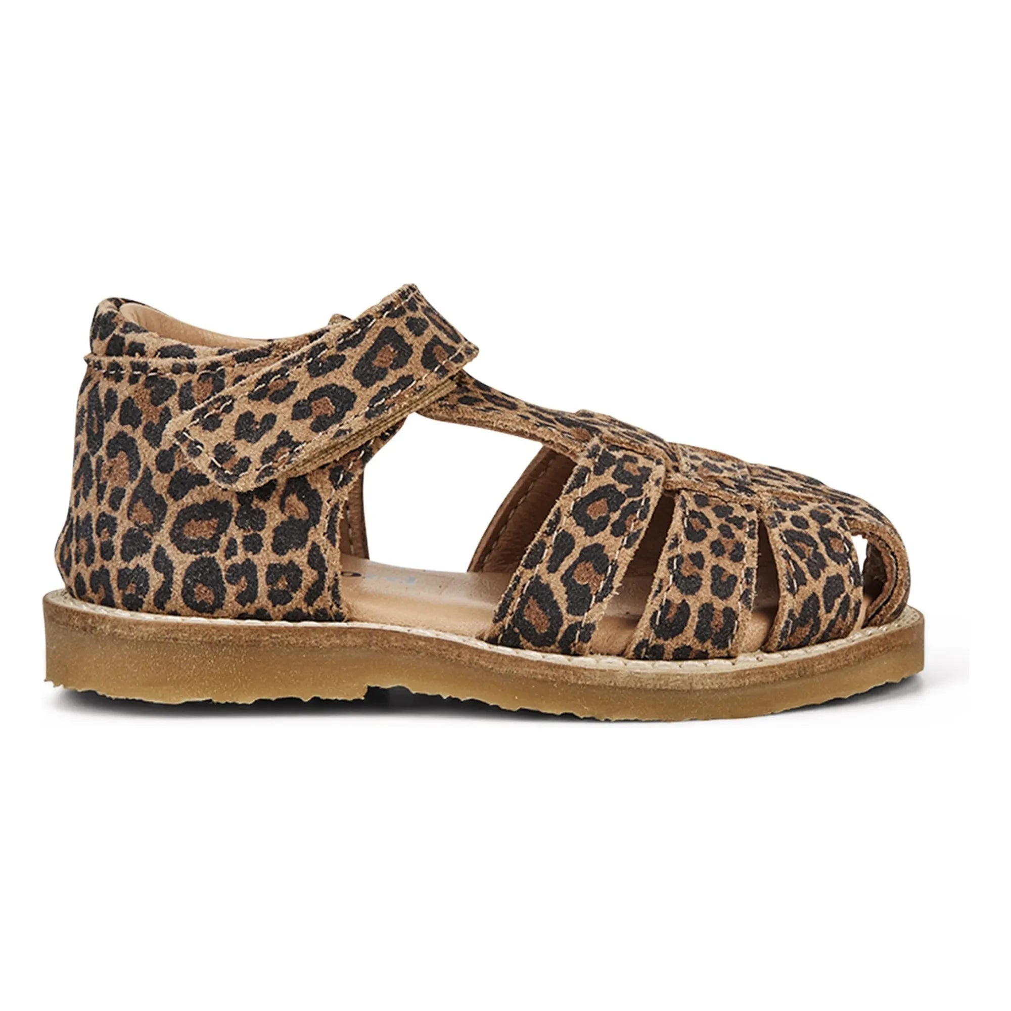 Petit Nord - Sandalias de Leopardo Clásicas | Marrón