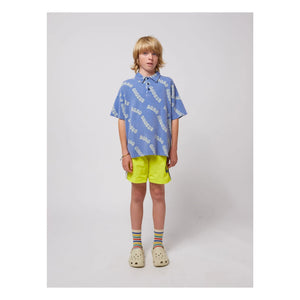 Bobo Choses - Polo de algodón orgánico con logo | Azul