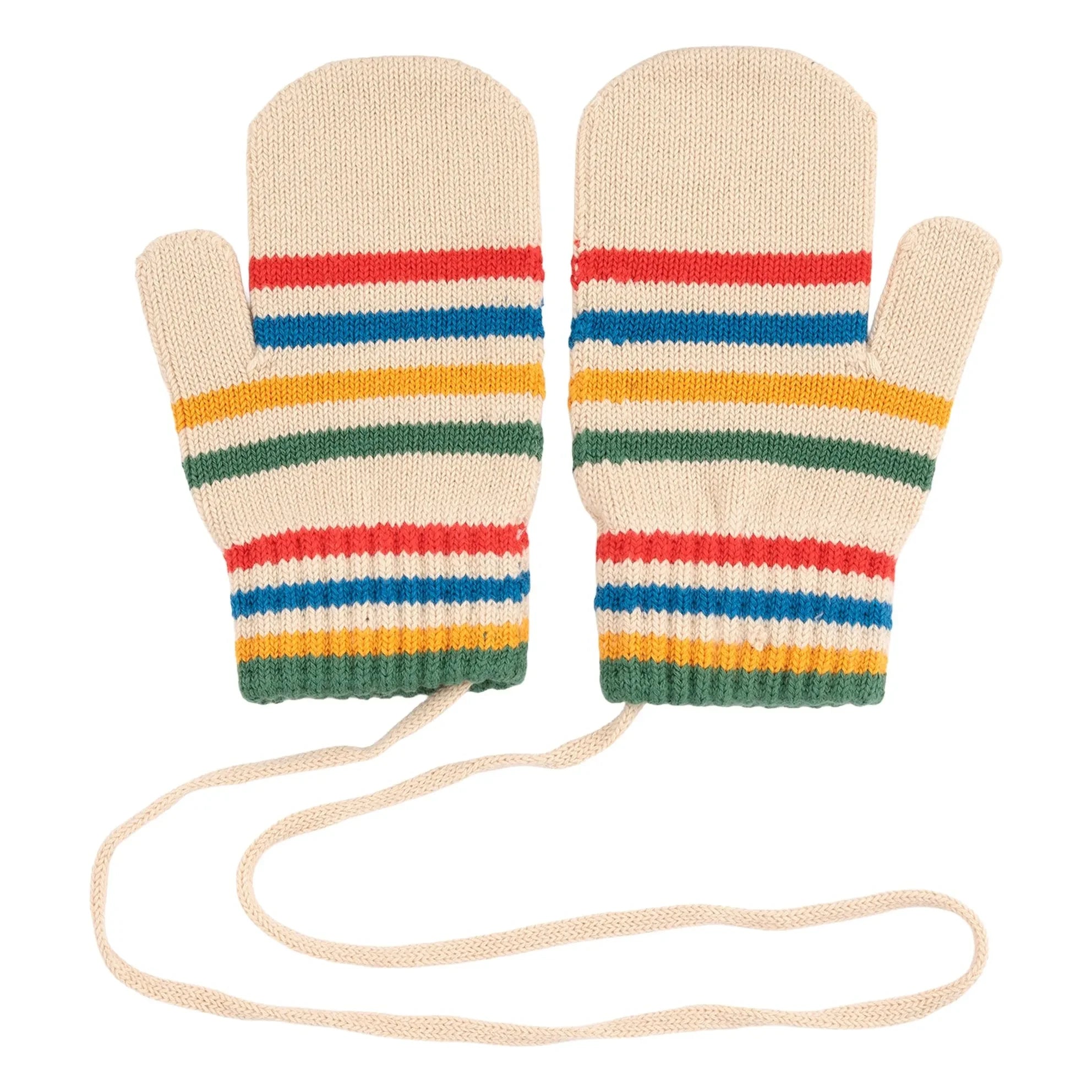 Bobo Choses - Guantes a rayas | Beige