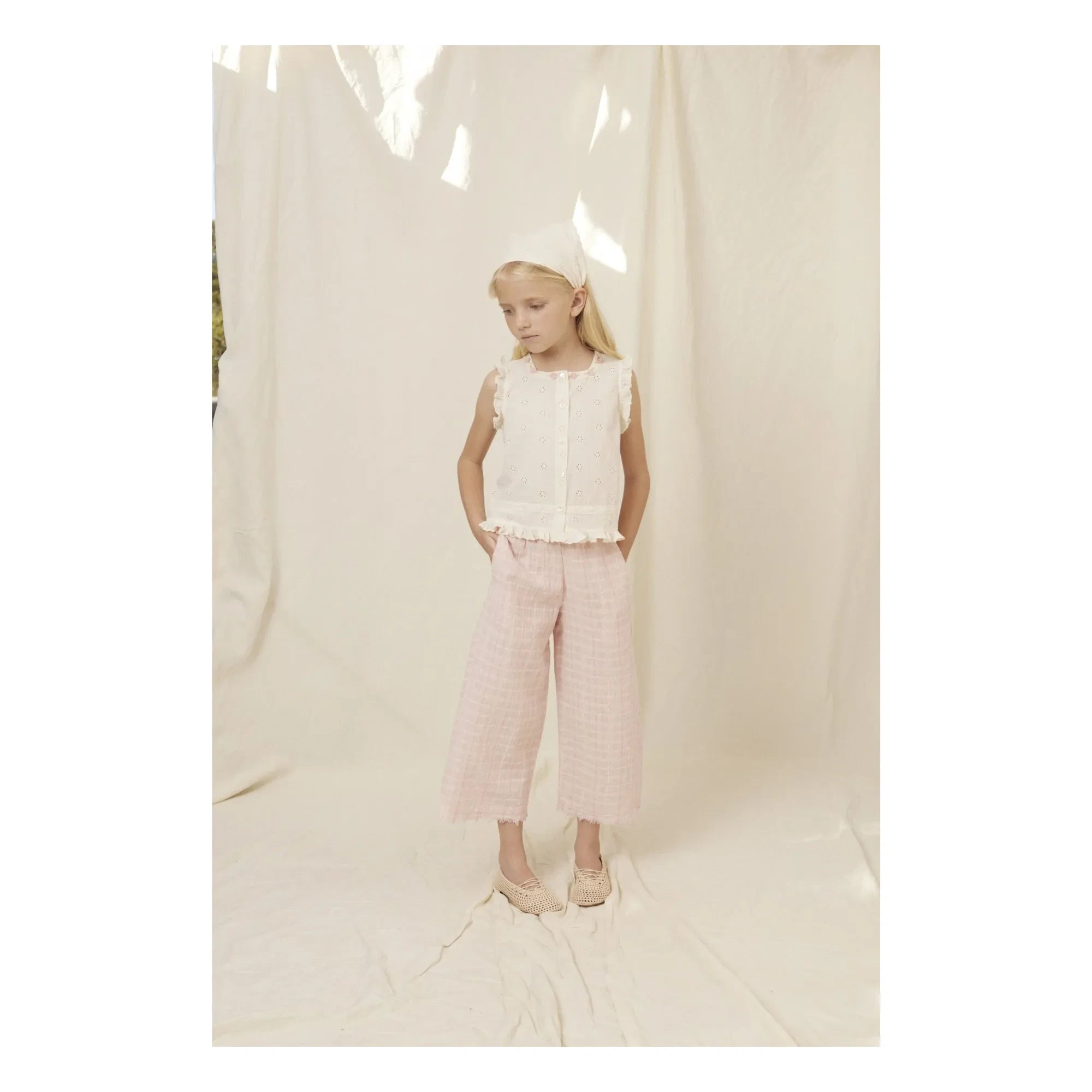 Bebe Organic - Pantalones Emma Kareli | Rosa pálido