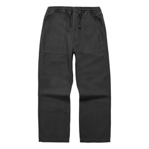 Service Works - Pantalón de Cocinero de Pana de Algodón Orgánico | Negro Oscuro