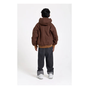 Hundred Pieces - Chaqueta con capucha mate | Marrón