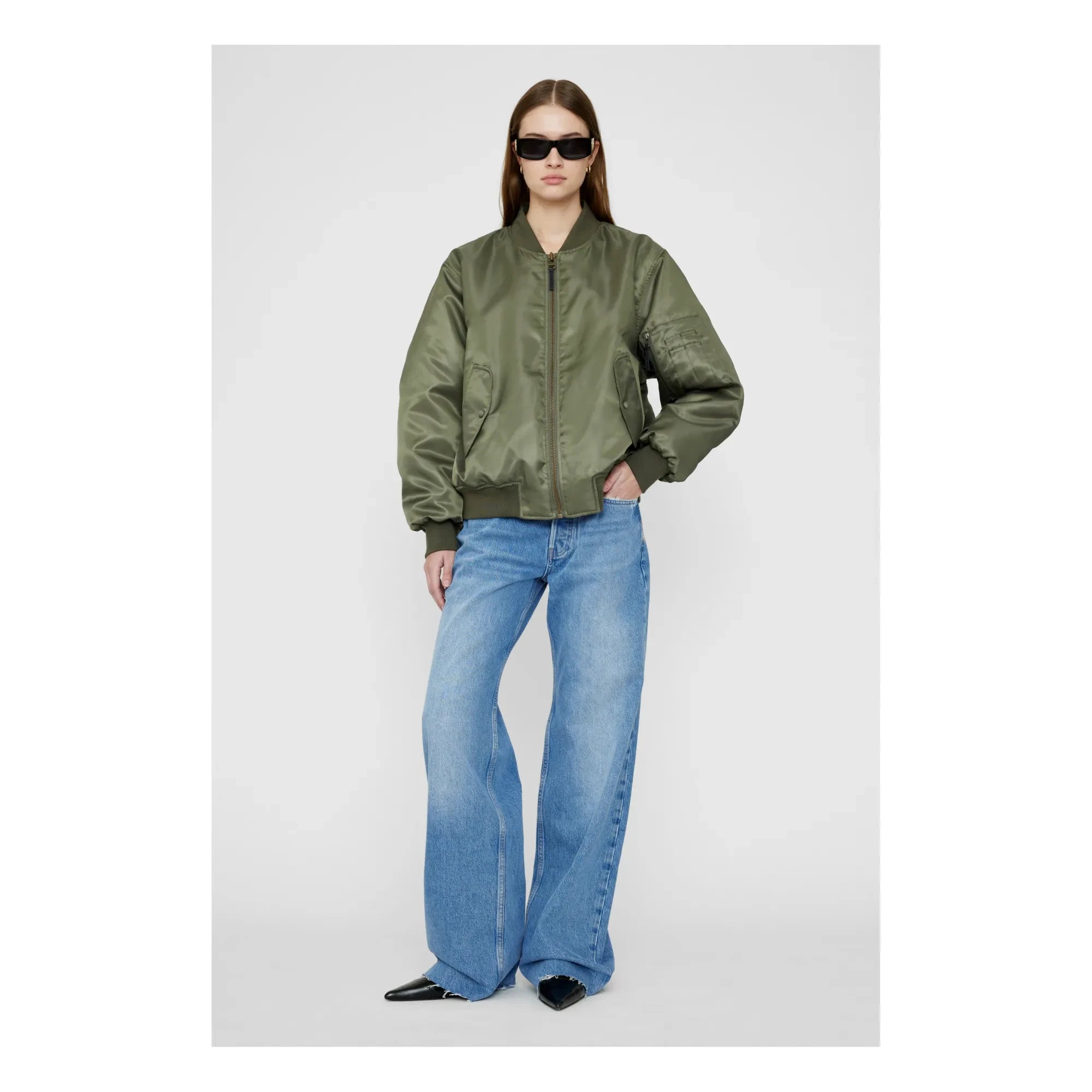 Anine Bing - Chaqueta bomber Leon | Caqui