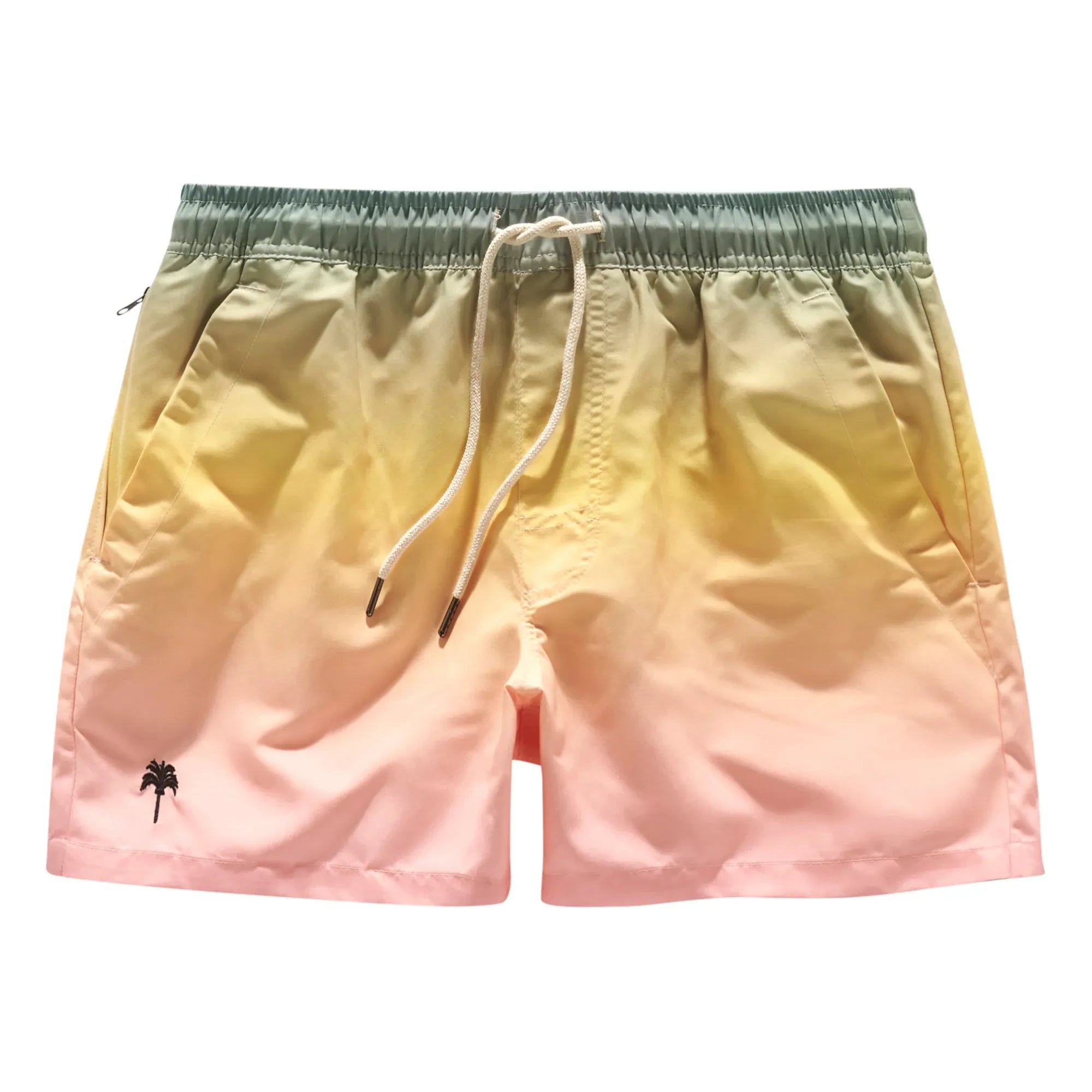 OAS - Bañador corto con estampado batik - Colección de hombre | Amarillo