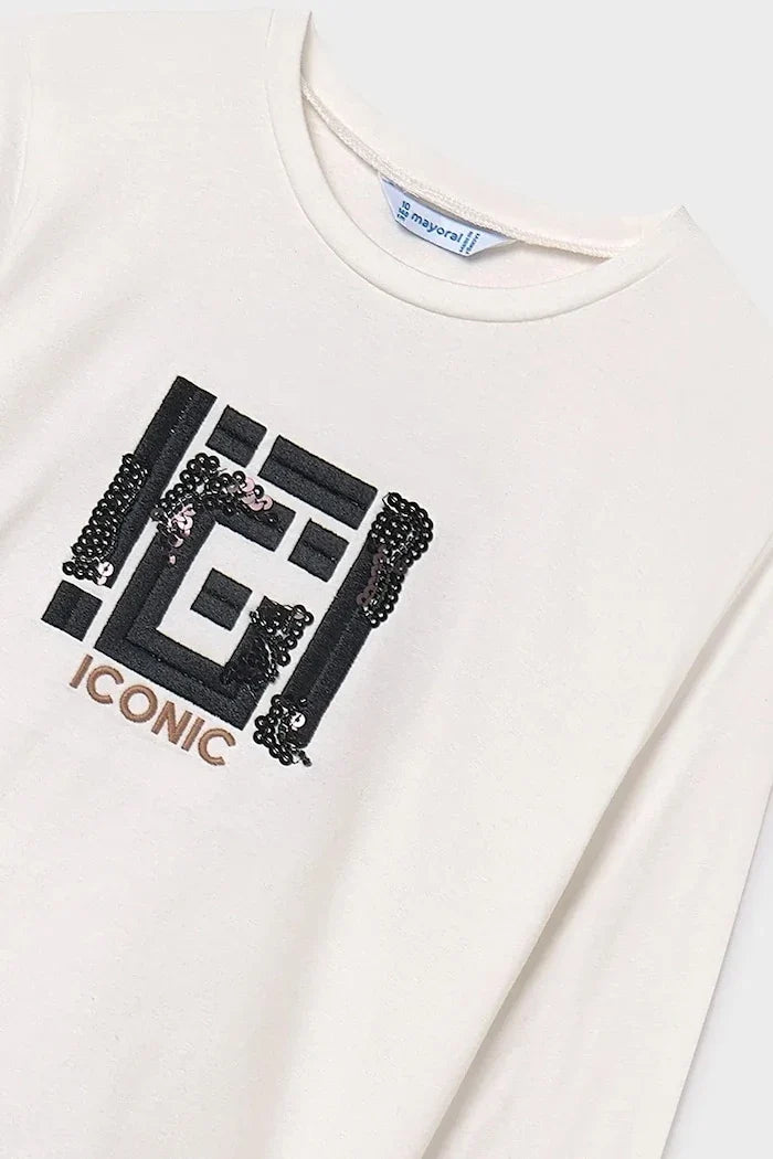 Blusa de manga larga para niña Mayoral