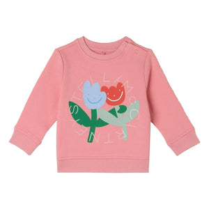 Stella McCartney Kids - Sudadera Stella Fleurs | Rosa