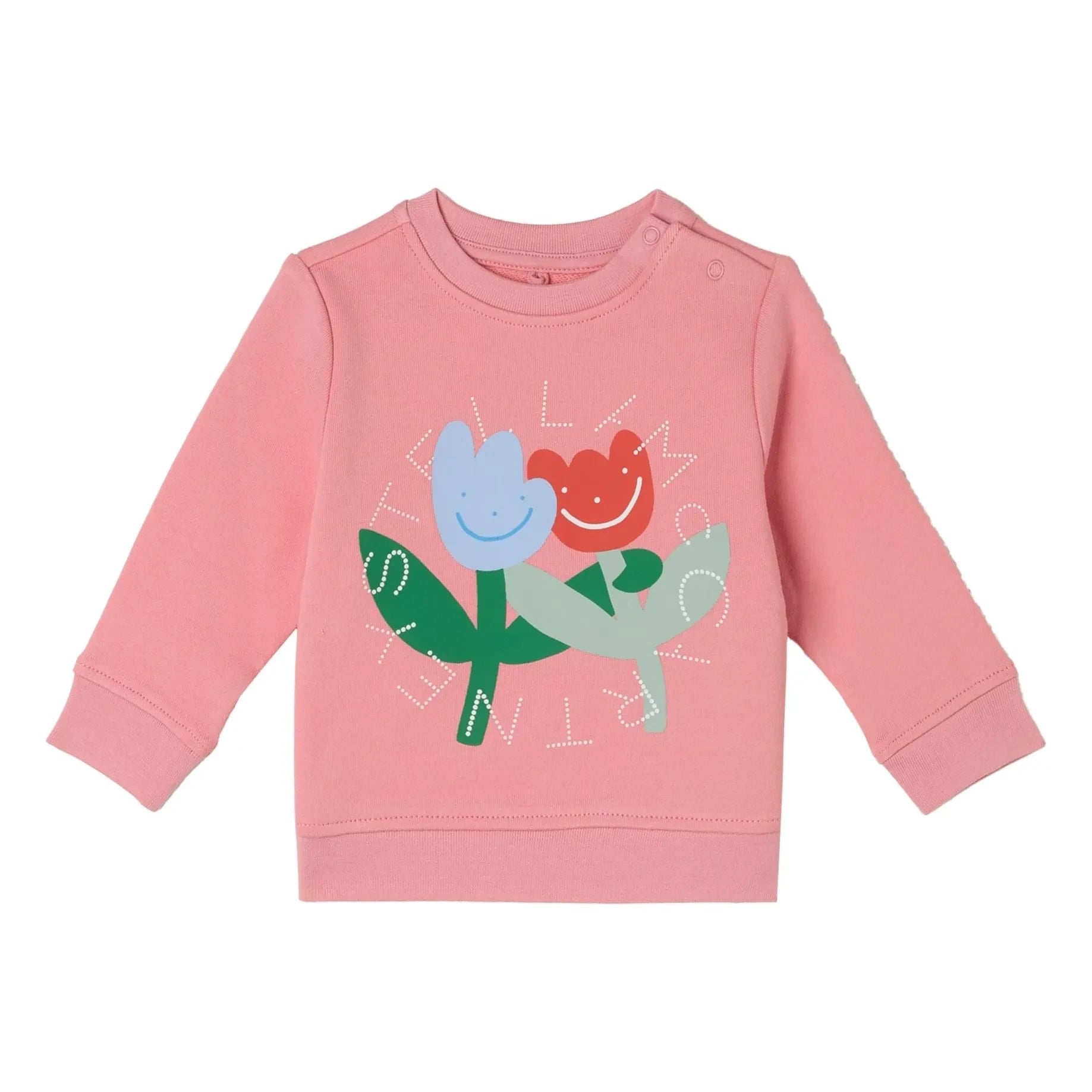 Stella McCartney Kids - Sudadera Stella Fleurs | Rosa