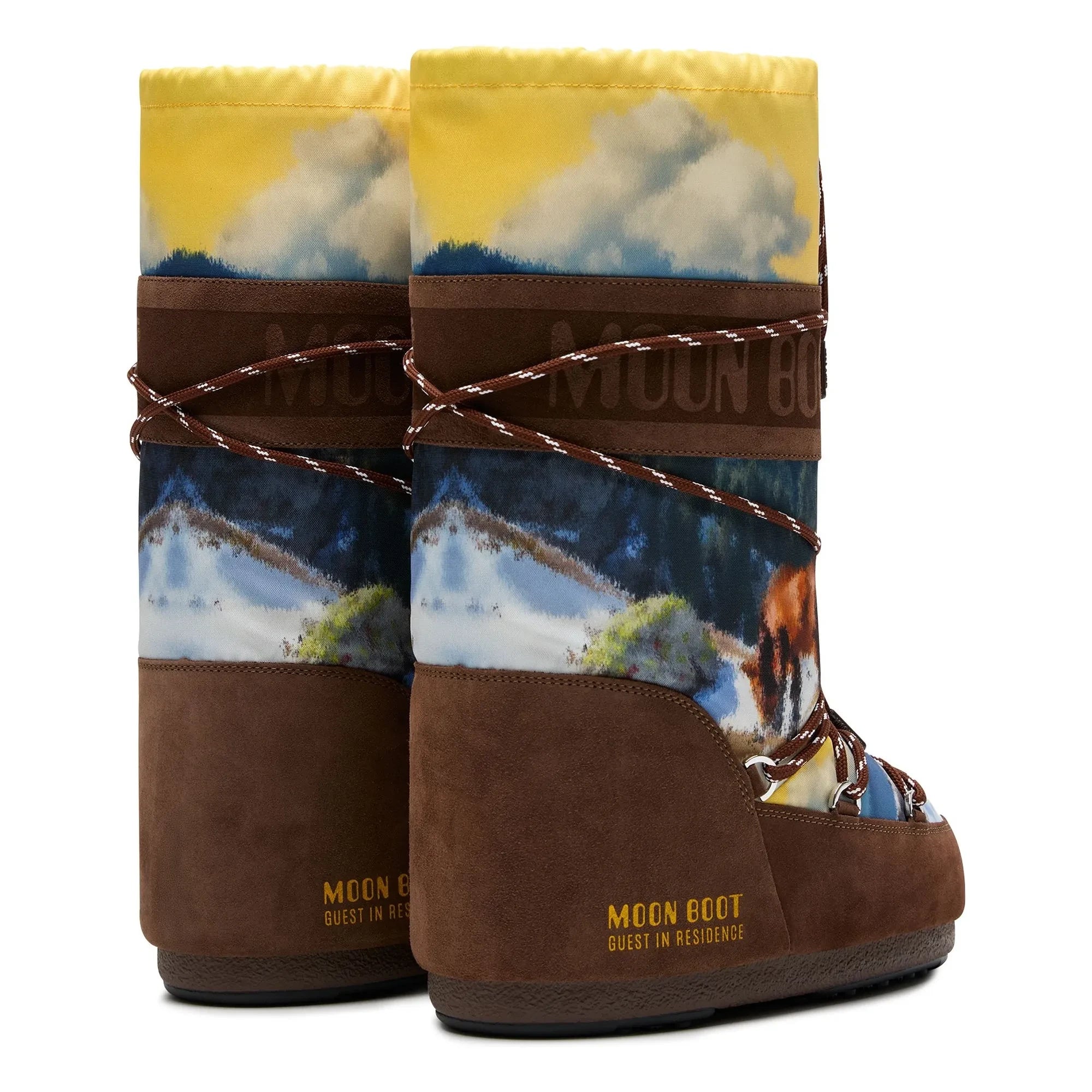 Moon Boot - MB x Guest in Residence Icon Postcard Botas | Chocolate