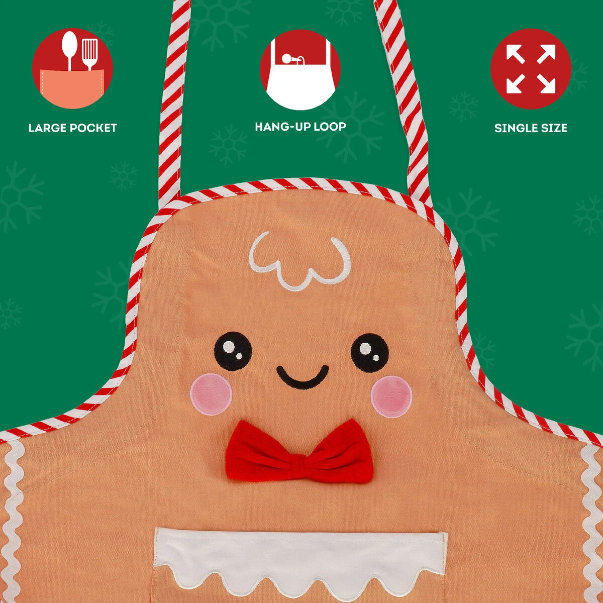 Legami - Delantal de Cocina de Jengibre Noel - Súper Chef