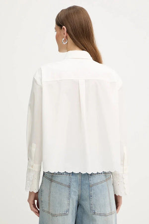 Weekend Max Mara NEUTRO Camisa de Algodón