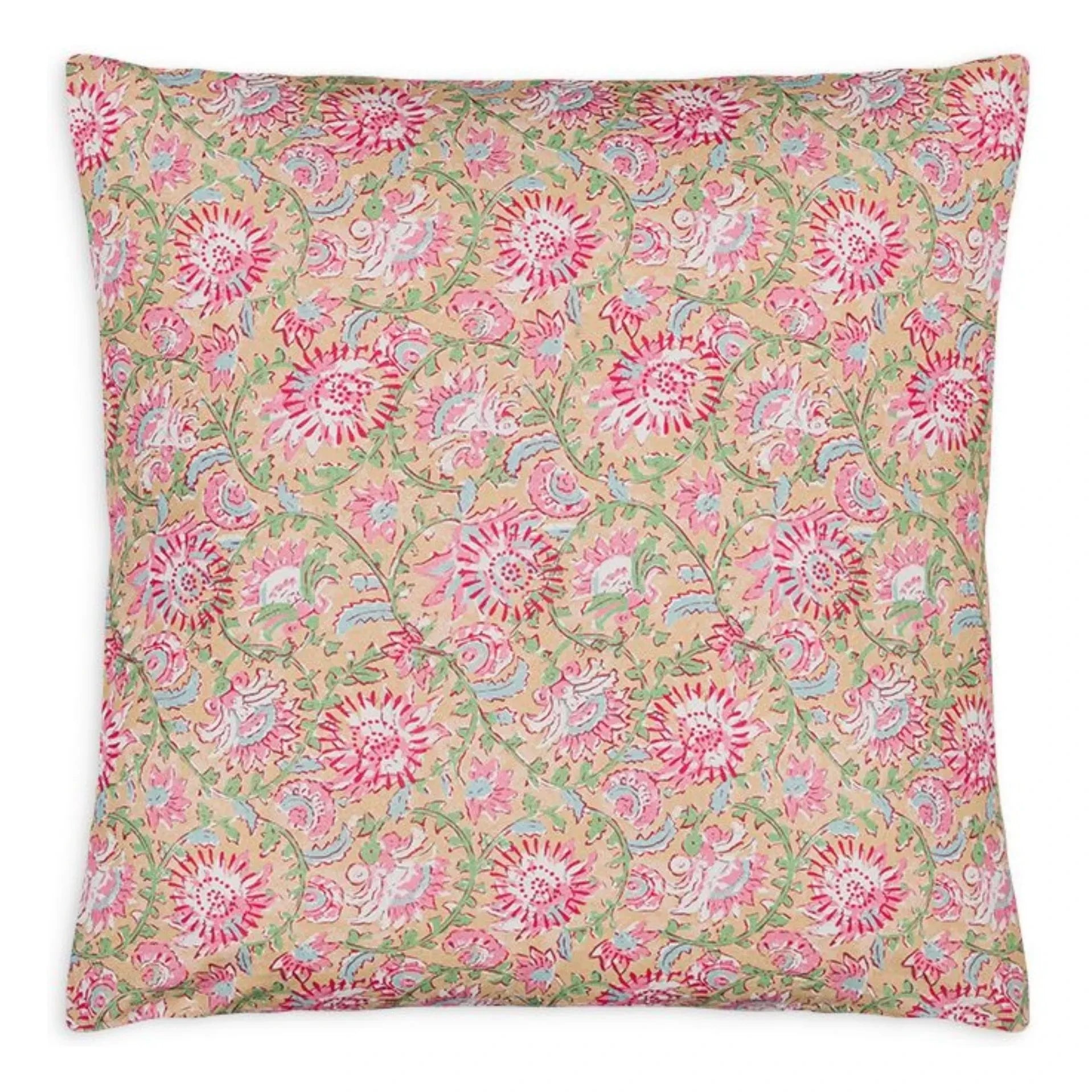 Louise Misha - Funda de almohada Valerie de algodón orgánico | Amarillo