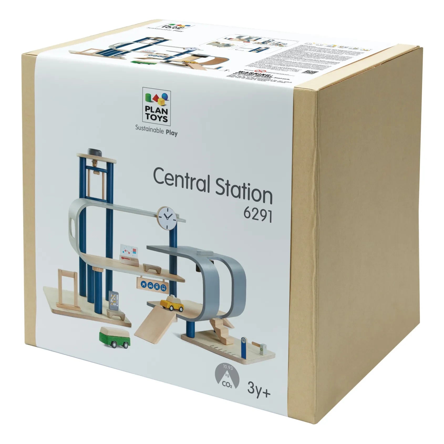 Plan Toys - Juguete Estación de Tren de Madera