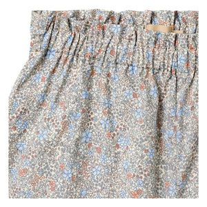 Wheat - Shorts de algodón orgánico Lace Silja Fleuri | Azul claro