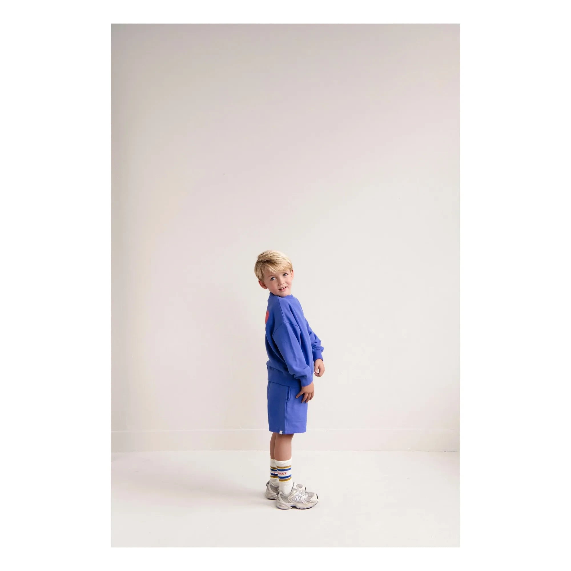 Jenest - Sudadera Jack Algodón orgánico | Cobalto